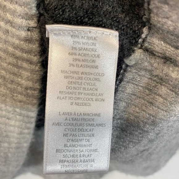 BeachLunchLounge Portia Striped Sweater Gray and Pink and Cream Size S/P - Picture 6 of 9